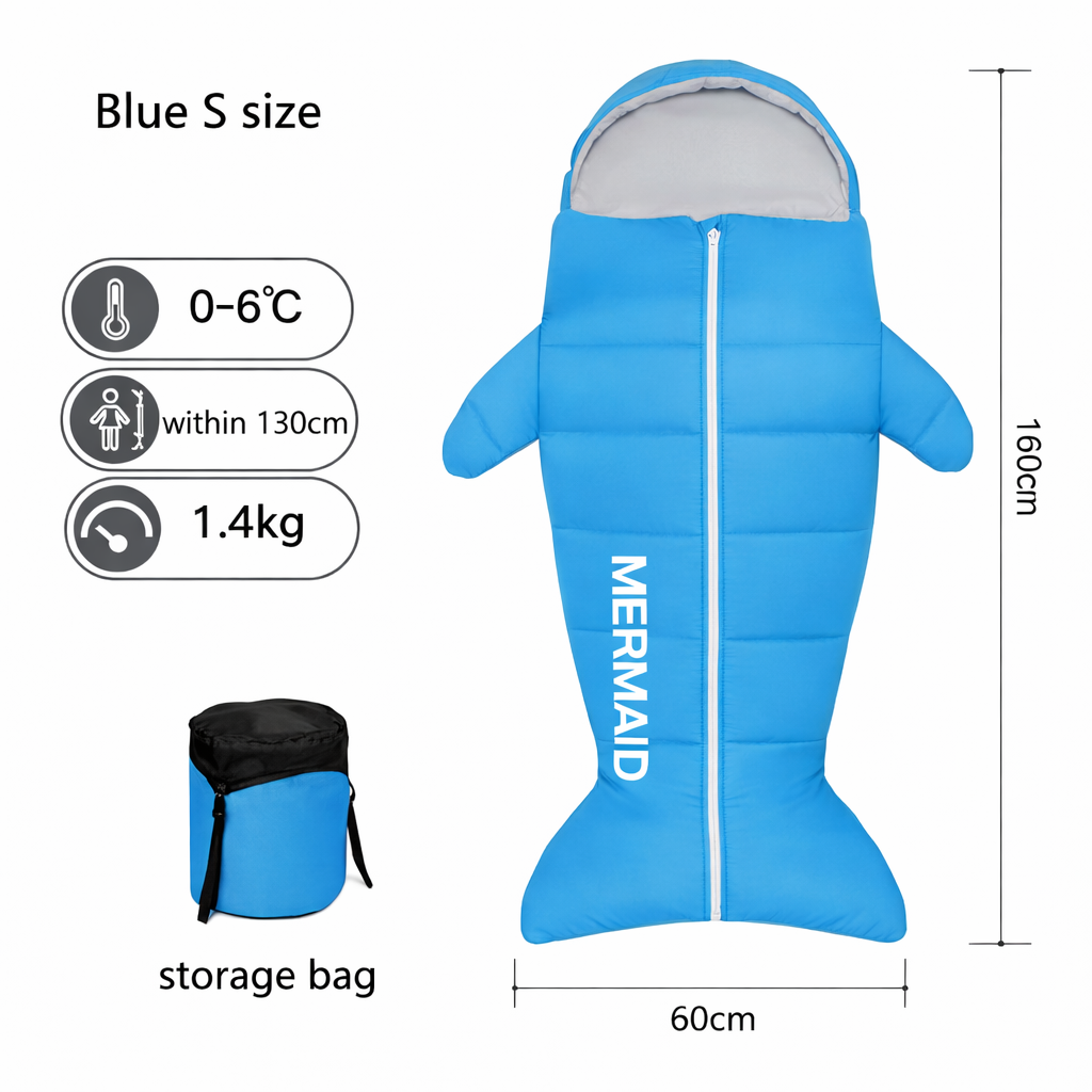 Sac de couchage ultraléger – Enfants, Ados & Adultes (S/M/L)
