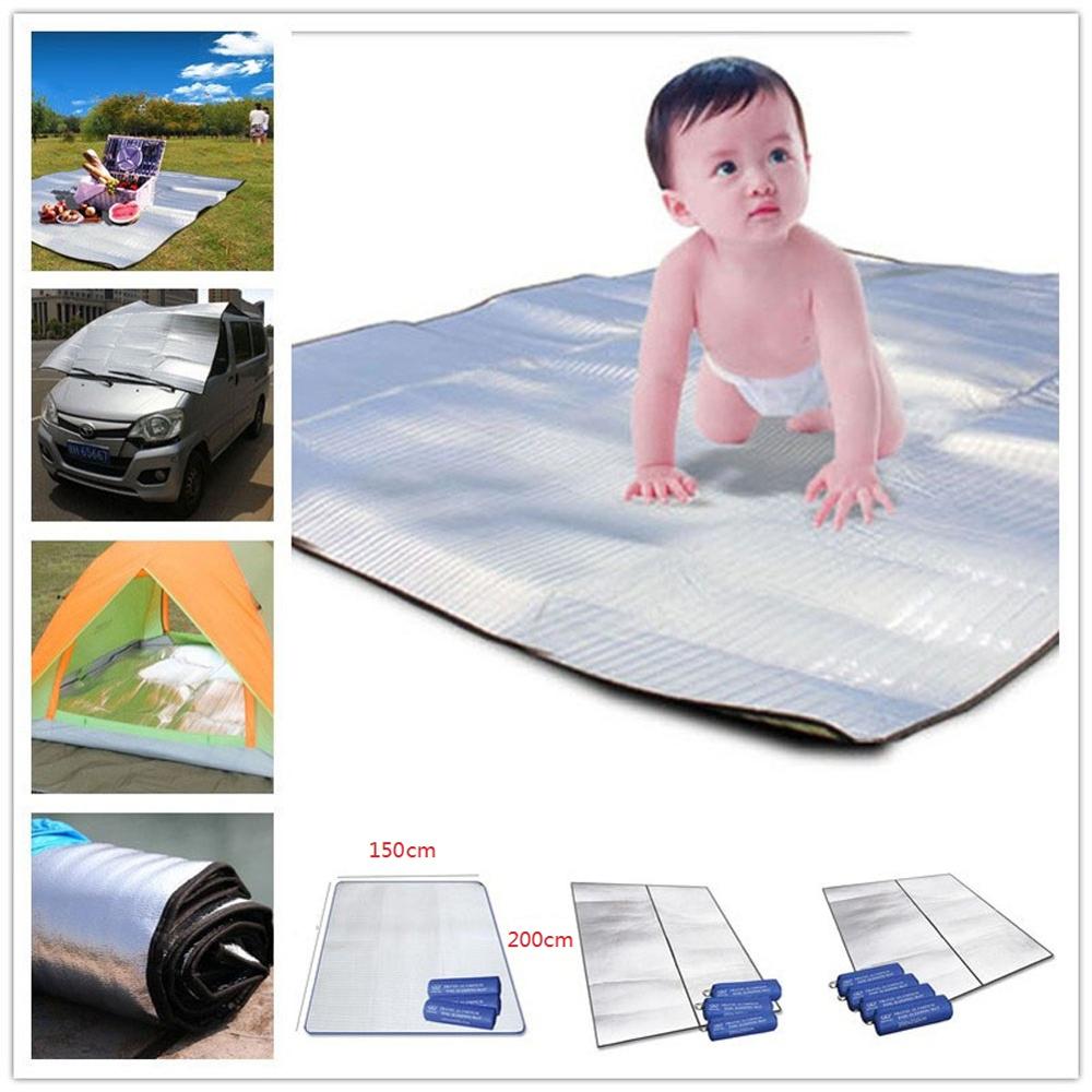 Tapis de Camping en Aluminium – Isolation, Anti‑Humidité & Ultra‑Portable