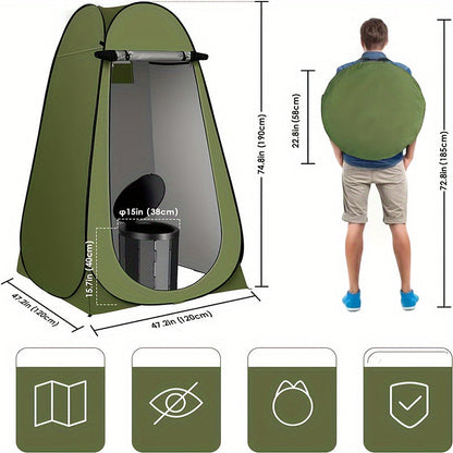 Toilettes Portables Camping Pop-Up avec Tente Intimité