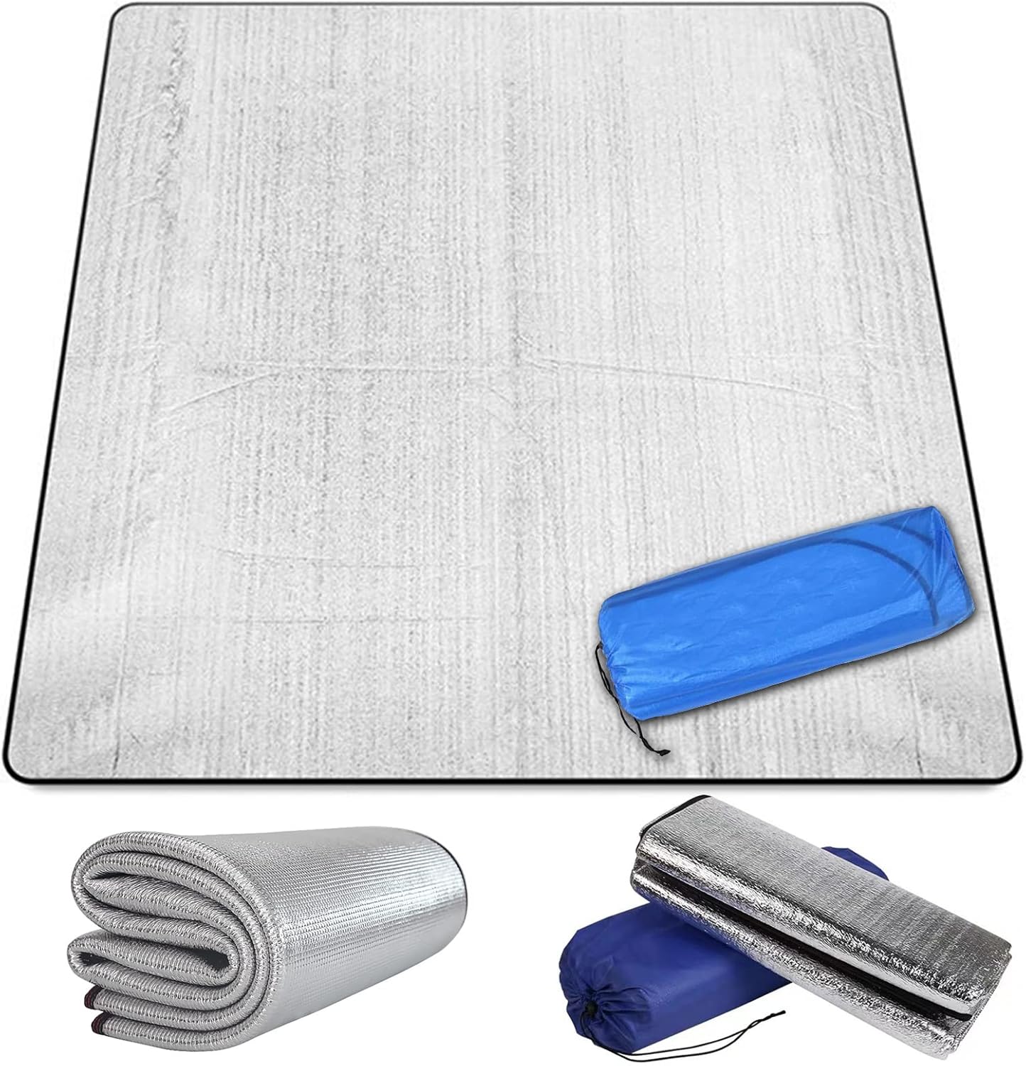 Tapis de Camping en Aluminium – Isolation, Anti‑Humidité & Ultra‑Portable