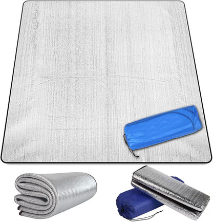 Tapis de Camping en Aluminium – Isolation, Anti‑Humidité & Ultra‑Portable