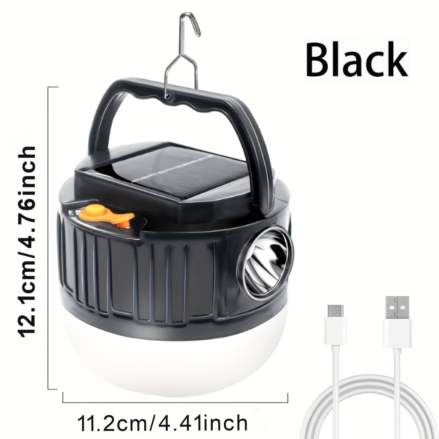 Lampe de Camping Solaire LED Rechargeable – Éclairage Outdoor