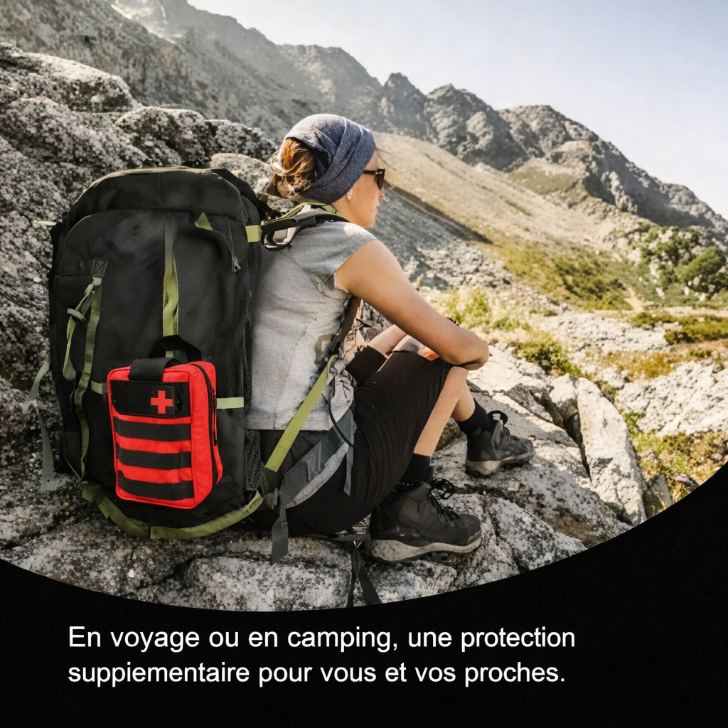 Trousse de Premiers Secours 379 Pièces – Kit d’Urgence Complet Camping, Outdoor & Maison