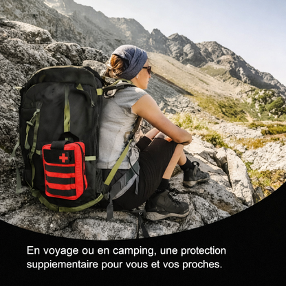 Trousse de Premiers Secours 379 Pièces – Kit d’Urgence Complet Camping, Outdoor & Maison