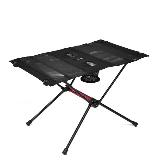 Table Pliante de Camping en Aluminium – Légère et Compacte Noire