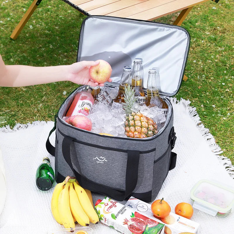 Sac Isotherme de Camping 26L – Gris Foncé Portable et Léger
