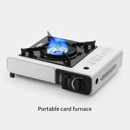 Réchaud à Gaz Cassette Butane Blanc - Allumage Électronique