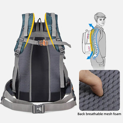 Sac à Dos Camping Escalade Multifonction – Oxford, Grande Capacité – Bleu Foncé