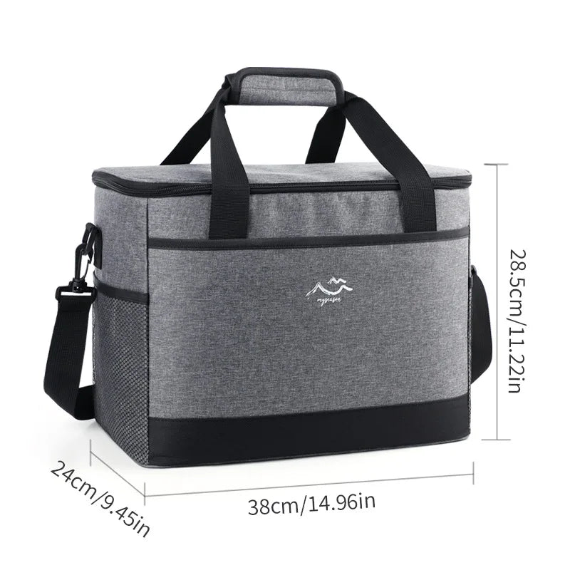 Sac Isotherme de Camping 26L – Gris Foncé Portable et Léger
