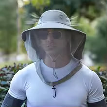 Chapeau Anti-Moustiques avec Filet - Protection UV UPF 50+