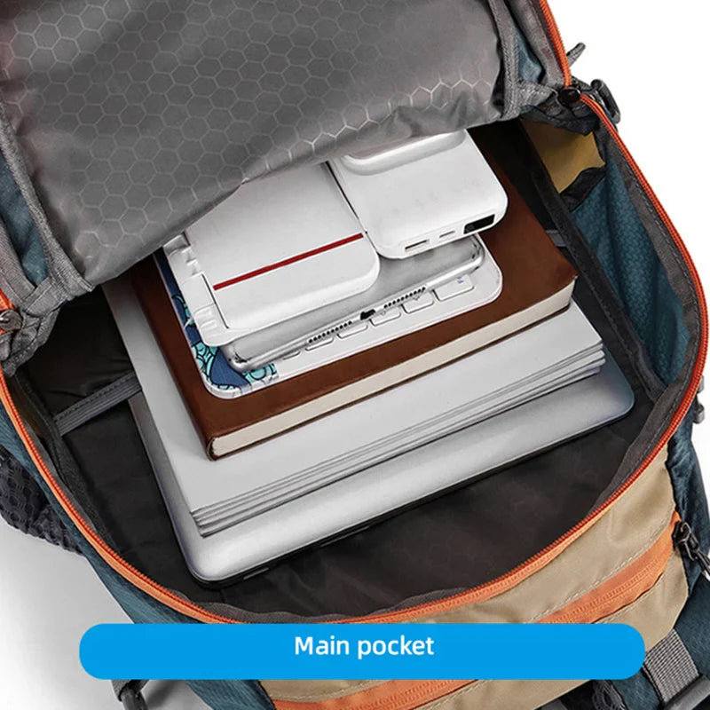 Sac à Dos Camping Escalade Multifonction – Oxford, Grande Capacité – Bleu Foncé