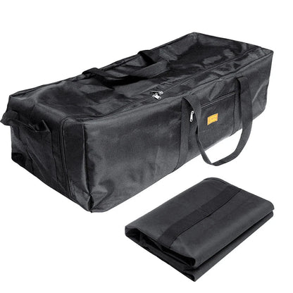 Sac de Rangement Camping Pliable 150L Étanche – Oxford 1680D | Noir
