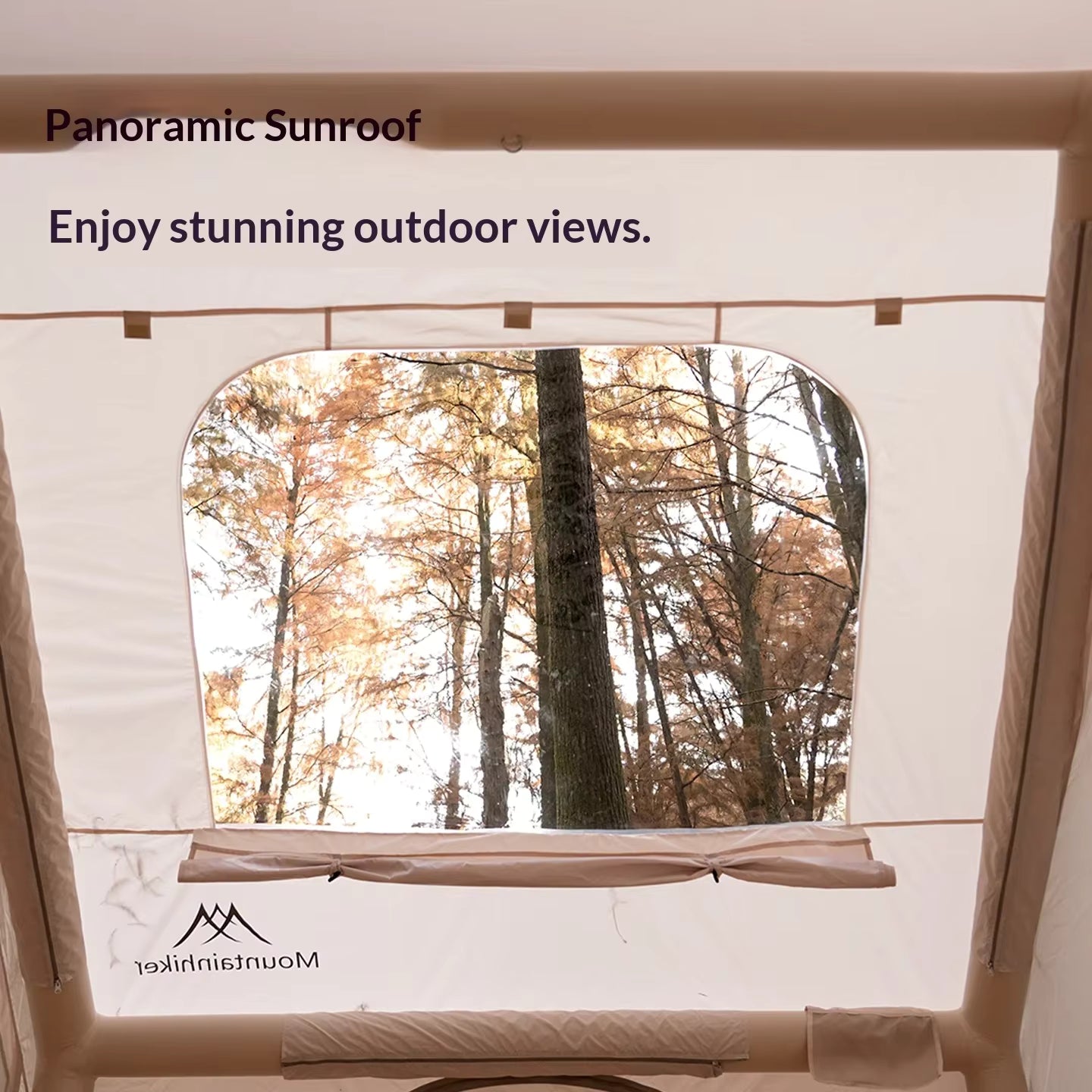 Tente Gonflable MOUNTAINHIKER – 3 à 6 Personnes, 6,3 m², Toit Starry Sky