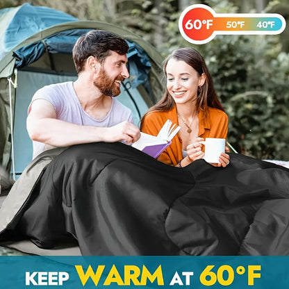 Sac de Couchage Double Queen XL – 2 Personnes Toutes Saisons -10°C