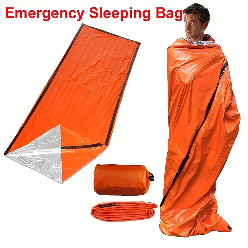 Kit Survie Camping – Tente & Couverture Thermique (4 pcs)