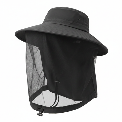 Chapeau Anti-Moustiques avec Filet - Protection UV UPF 50+