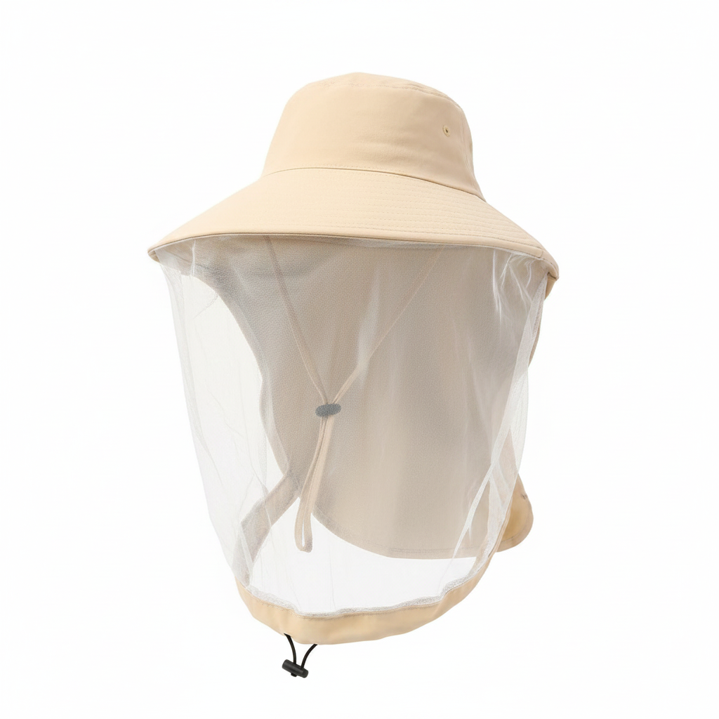 Chapeau Anti-Moustiques avec Filet - Protection UV UPF 50+