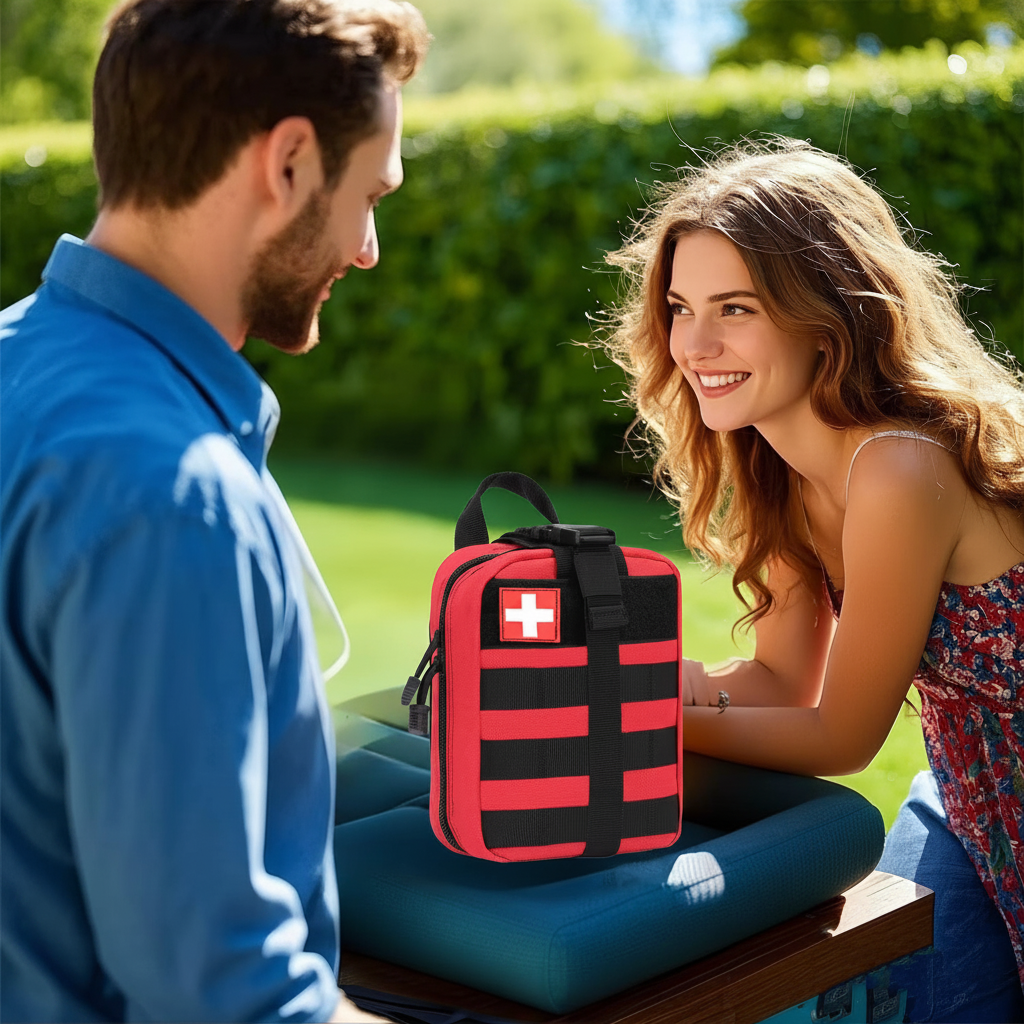 Trousse de Premiers Secours 379 Pièces – Kit d’Urgence Complet Camping, Outdoor & Maison