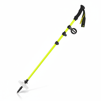 Bâton de Randonnée en Fibre de Carbone – Ultraléger, Télescopique 3 Sections (57–135 cm)
