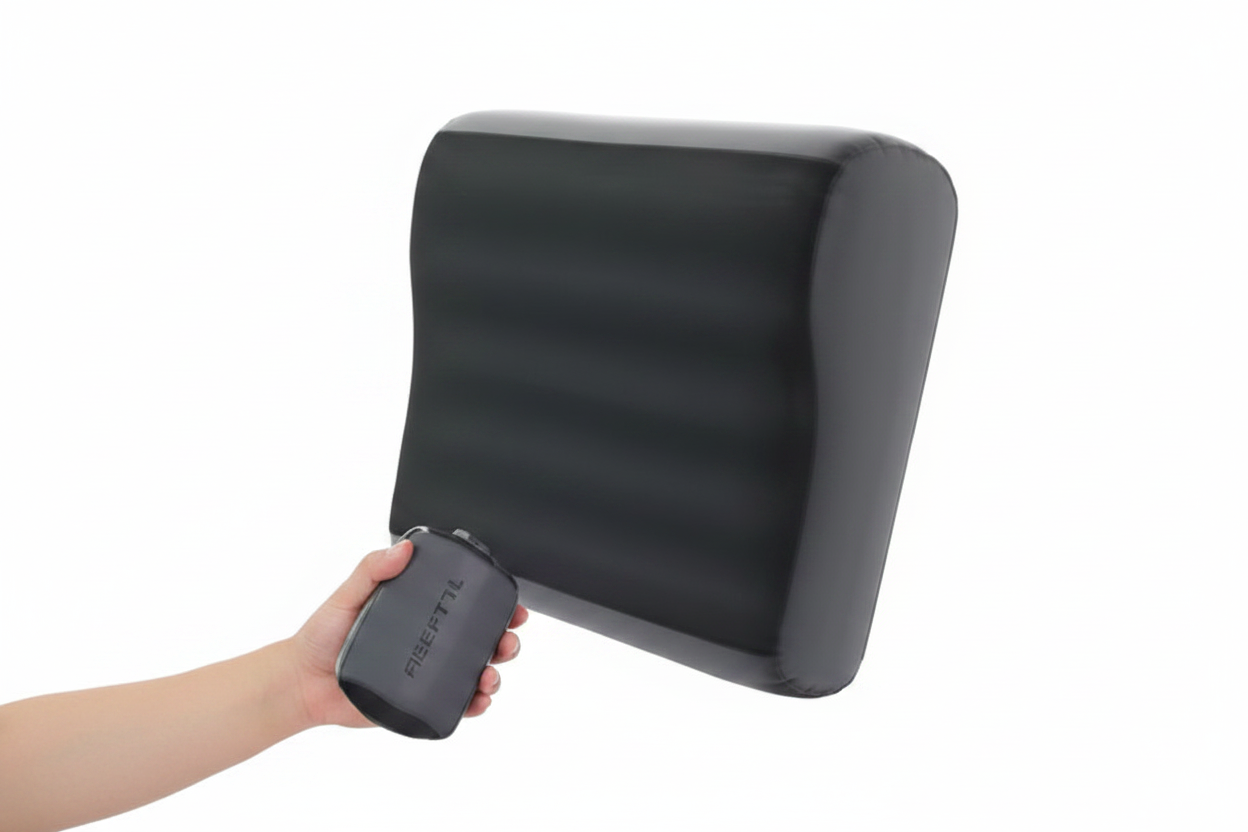Oreiller de Camping Gonflable FLEXTAIL – Ergonomique, Léger & Lavable