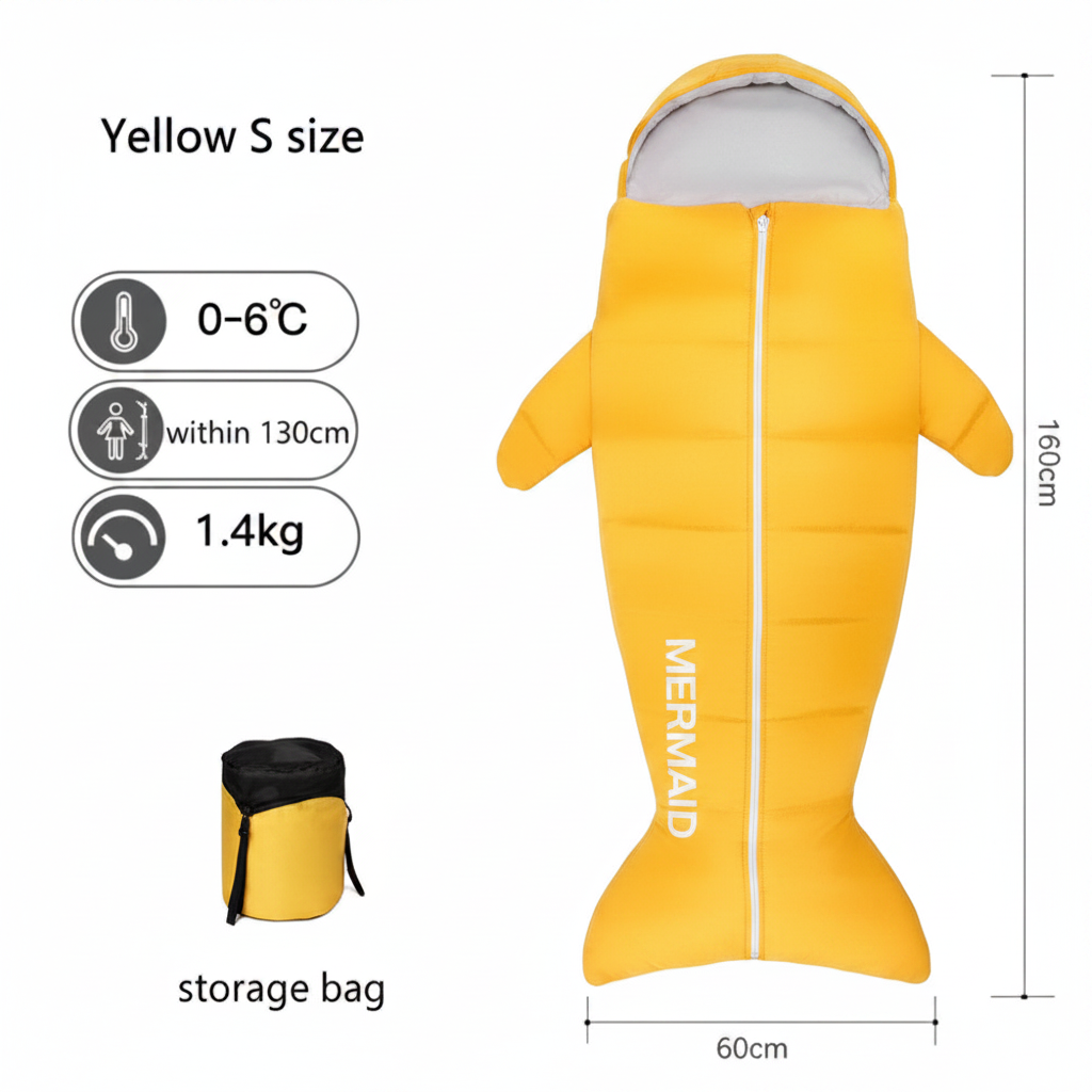 Sac de couchage ultraléger – Enfants, Ados & Adultes (S/M/L)