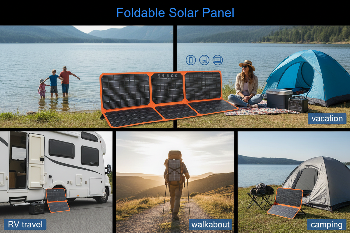 Panneau Solaire Pliable Monocristallin – 23,5% d'Efficacité | Ultra-Léger 0,75 kg