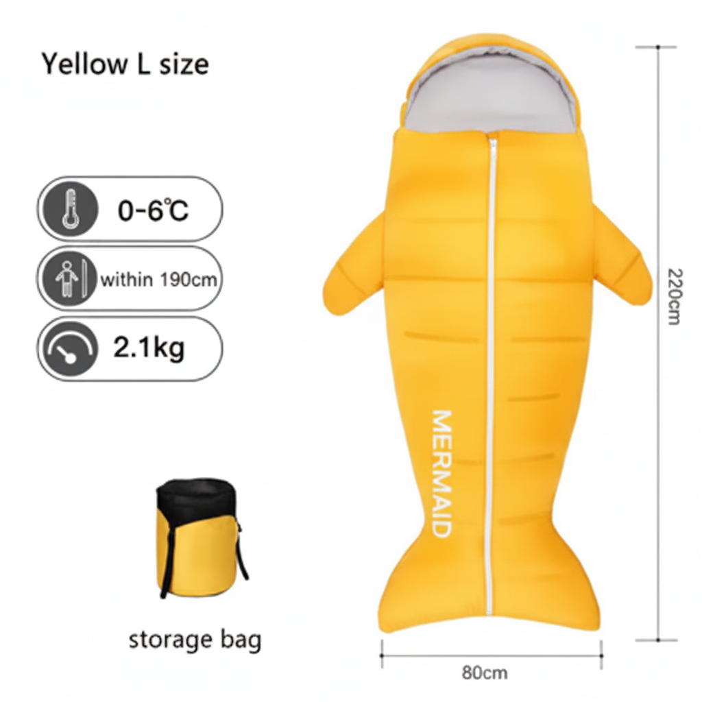 Sac de couchage ultraléger – Enfants, Ados & Adultes (S/M/L)
