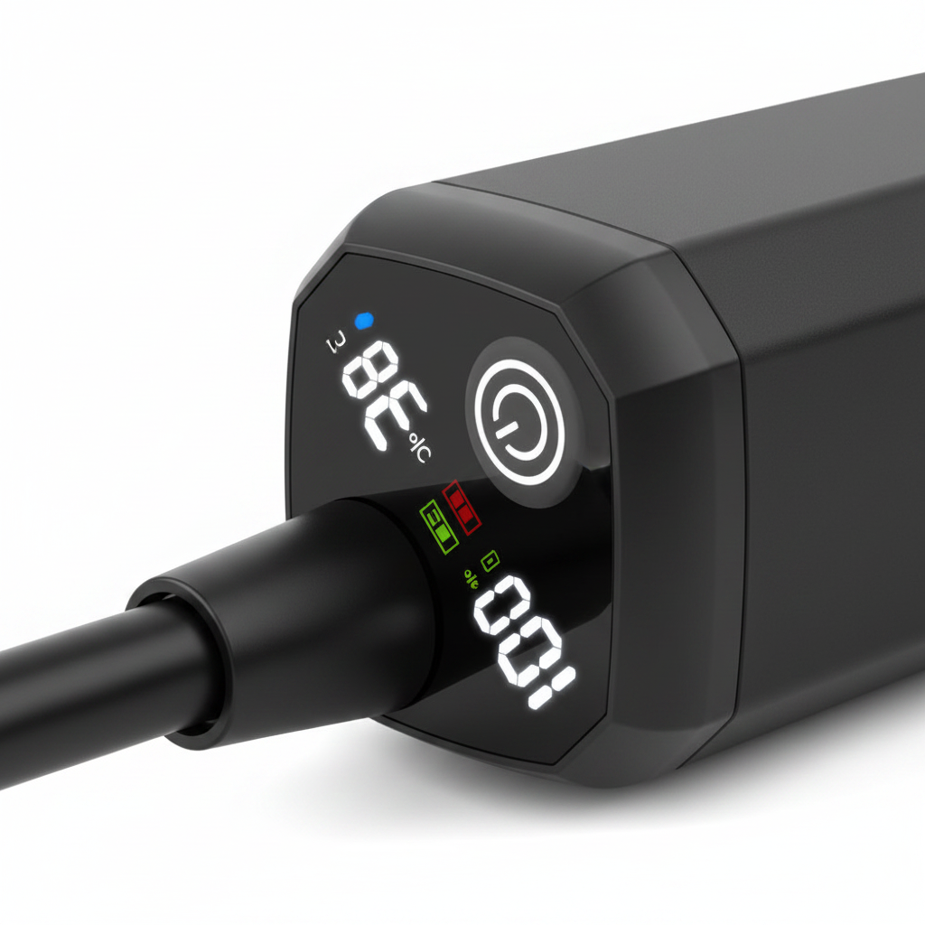 Douche de Camping Portable 6000 mAh – Pompe Électrique Rechargeable avec Écran LED